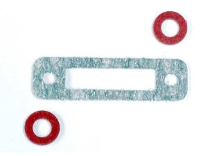 Traxxas Exhaust header gasket (1pc) / gaskets, pressure fitting (2 pcs) (for side exhaust engines only)