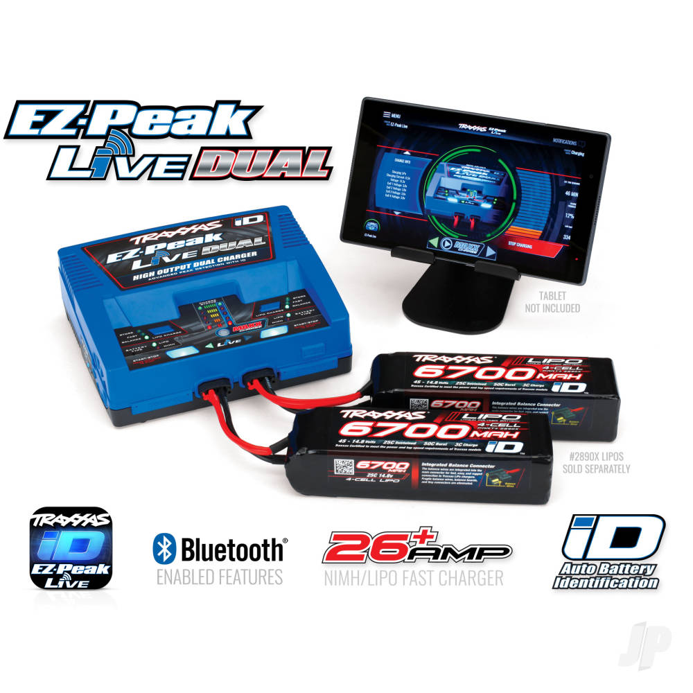 Traxxas EZ-Peak Live Dual 200W NiMH/LiPo iD Charger - Image 8