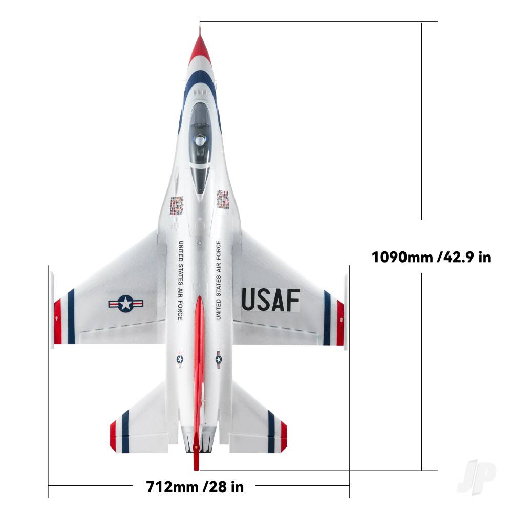 FMS F-16 64mm EDF PNP Blue Thunder - Image 8