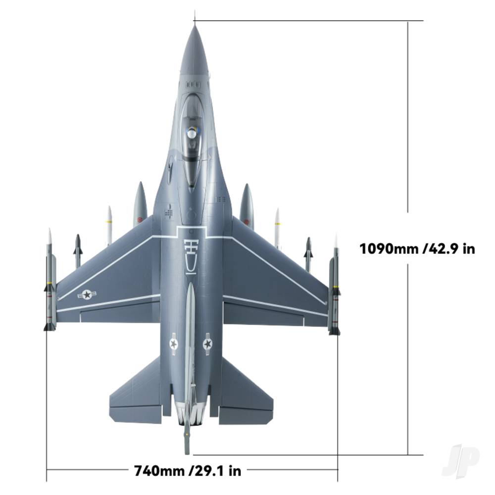 FMS F-16 64mm EDF PNP Grey - Image 9