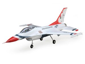 E-flite F-16 Thunderbirds 70mm EDF Jet BNF Basic with AS3X and SAFE