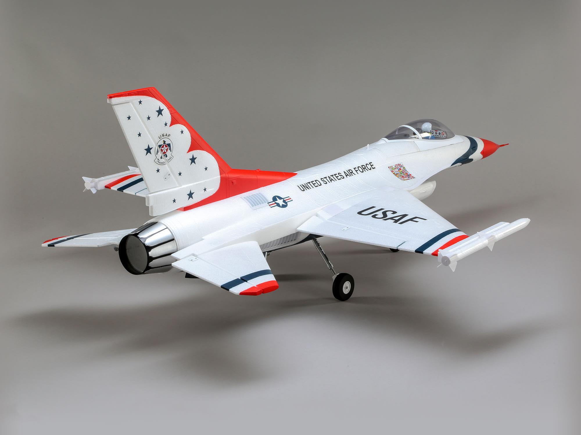 E-flite F-16 Thunderbirds 70mm EDF Jet BNF Basic with AS3X and SAFE - Image 2