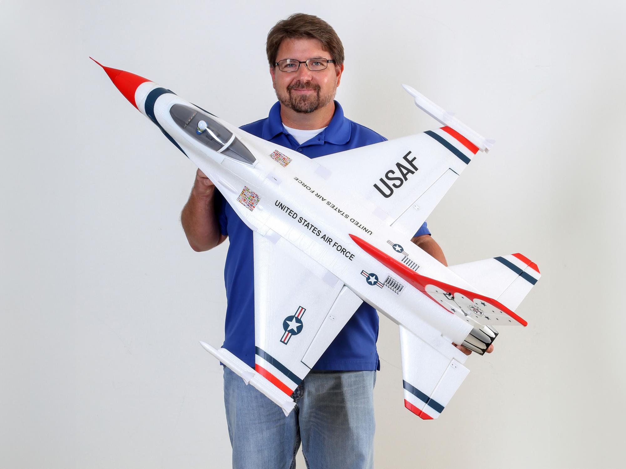 E-flite F-16 Thunderbirds 70mm EDF Jet BNF Basic with AS3X and SAFE - Image 14