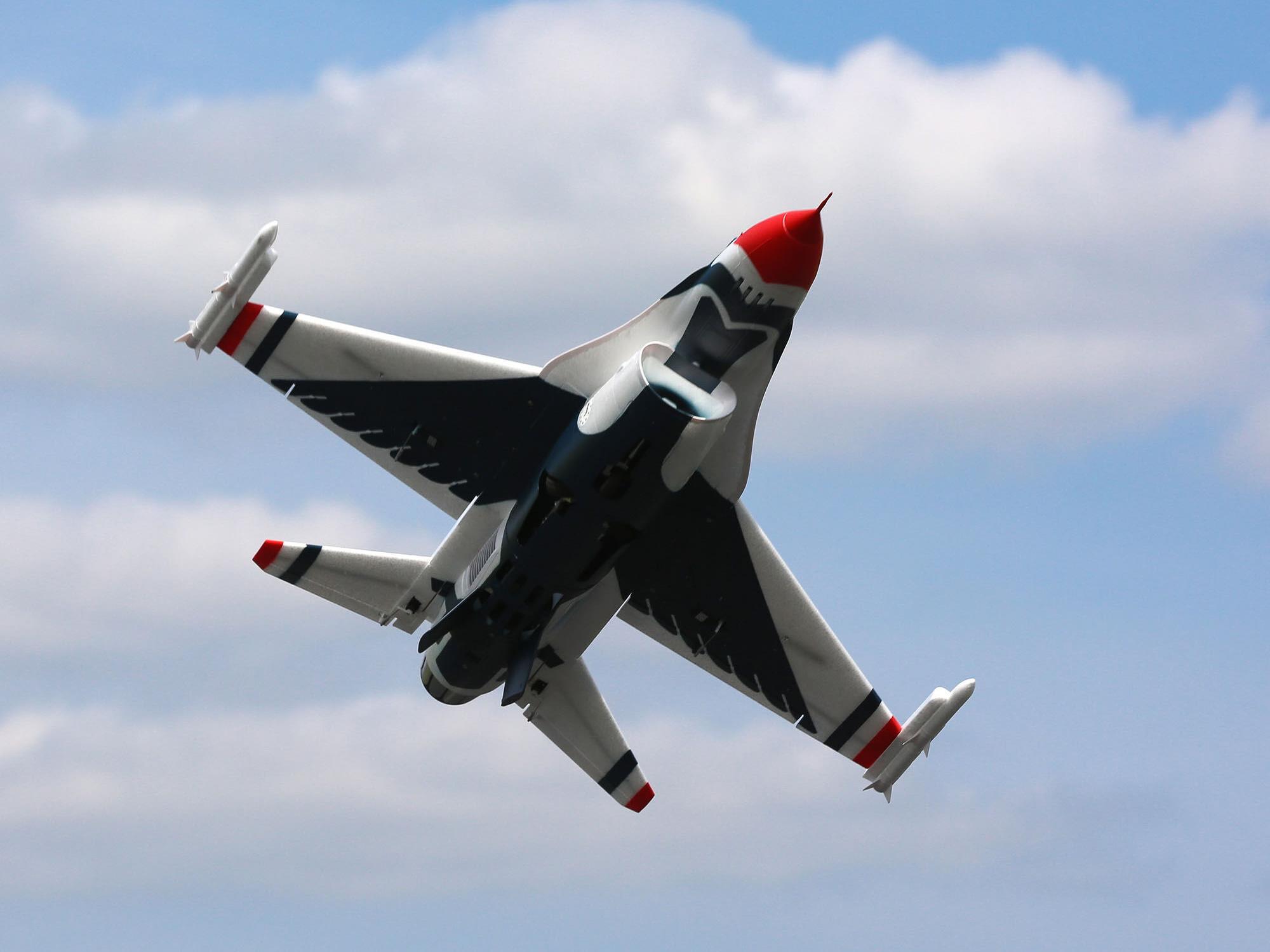 E-flite F-16 Thunderbirds 70mm EDF Jet BNF Basic with AS3X and SAFE - Image 22