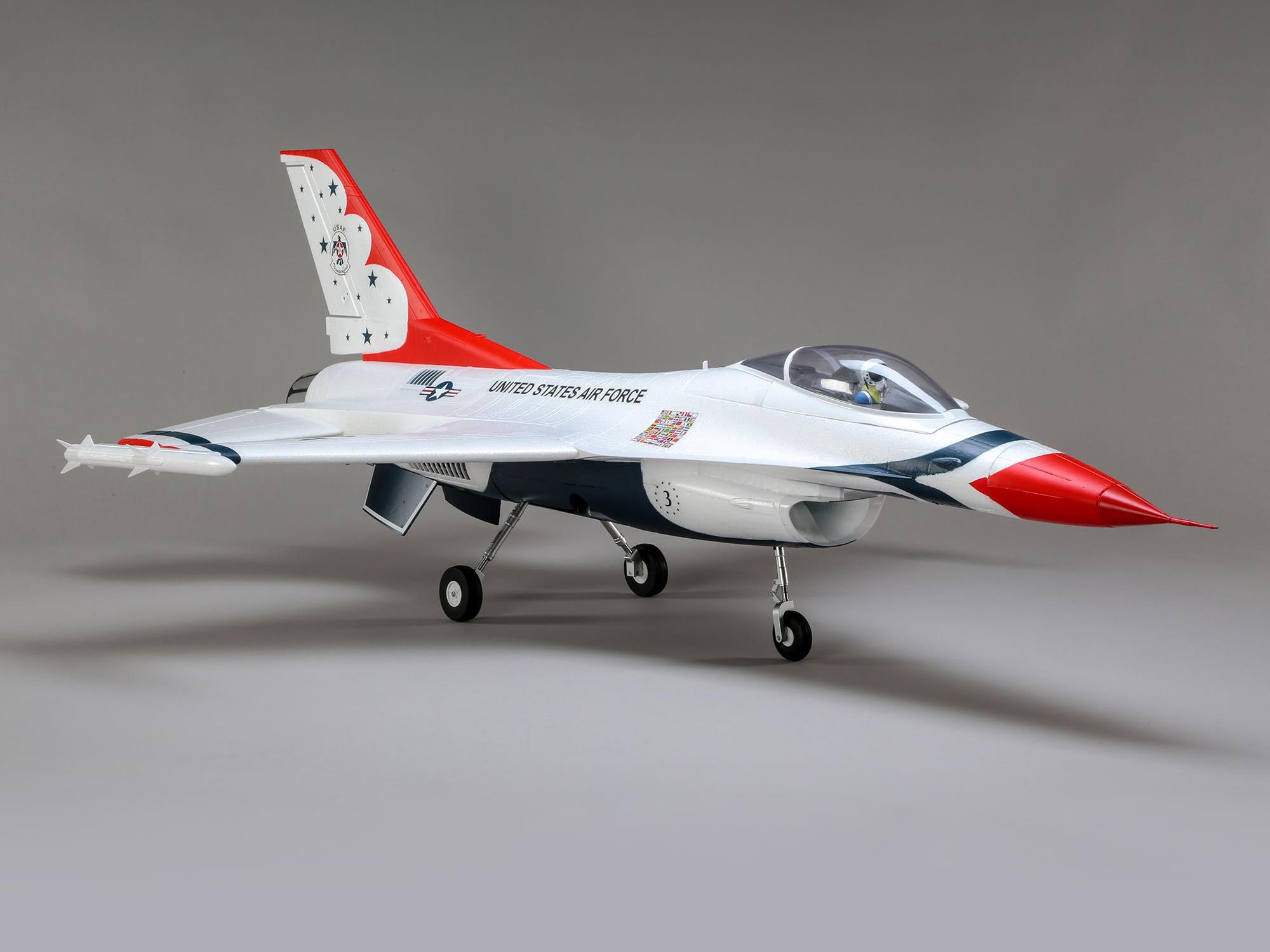 E-flite F-16 Thunderbirds 70mm EDF Jet BNF Basic with AS3X and SAFE - Image 4