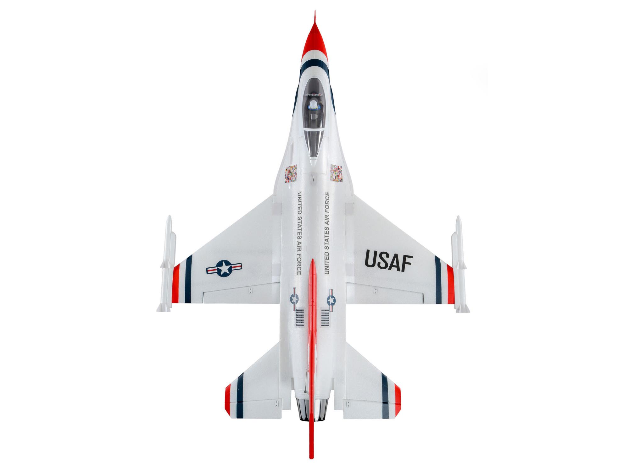 E-flite F-16 Thunderbirds 70mm EDF Jet BNF Basic with AS3X and SAFE - Image 7
