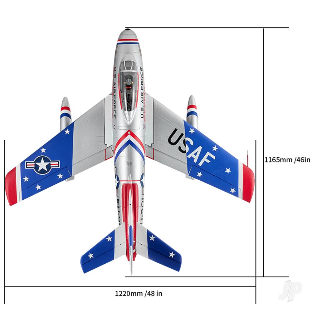 FMS F-86 80mm EDF PNP Skyblazer - Image 7