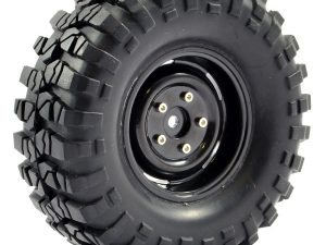 FASTRAX 1:10 CRAWLER SAWBLOCK 1.9 SCALE STEEL WHEEL ø108MM (BLACK)