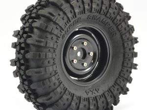 FASTRAX 1:10 CRAWLER SWAMPER 1.9 SCALE WHEEL ø118MM TYRE (BLACK)(2)