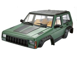 FASTRAX 1/10 ROCKEE FULLCAB & INTERIOR HARDBODY 313mm - GREEN