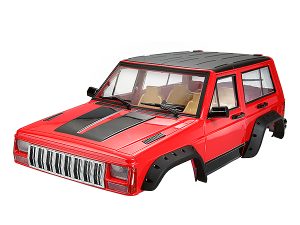 FASTRAX 1/10 ROCKEE FULLCAB & INTERIOR HARDBODY 313mm - RED