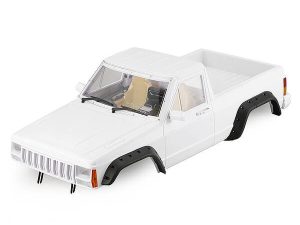 FASTRAX 1/10 ROCKEE PICK-UP & INTERIOR HARDBODY 313mm - WHITE
