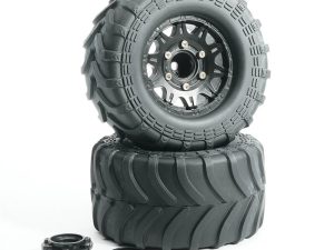 FASTRAX 1/10 WAVE TRUCK TYRE MOUNTED STAR-SPOKE (12mm HEX)