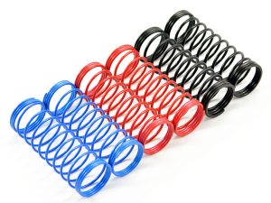 FASTRAX 1/10TH 85mm SPRING SET SOFT/BLUE,MED/RED,HARD/BLACK