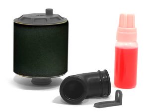 Fastrax 1/10th Air Filter Re-Buildable - Black