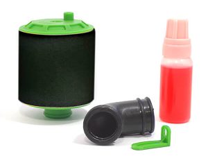 Fastrax 1/10th Air Filter Re-Buildable - Green