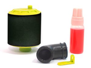 Fastrax 1/10th Air Filter Re-Buildable - Yellow