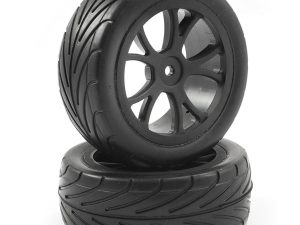 FASTRAX 1/10TH MOUNTED ARROW BUGGY FRONT TYRES 10-SPOKE