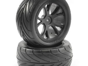 FASTRAX 1/10TH MOUNTED ARROW BUGGY REAR TYRES 10-SPOKE