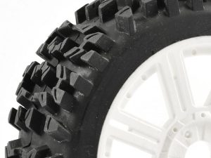 FASTRAX 1/8 MAZE BLOCK MOUNTED ON 8-SPOKE WHITE (PR)