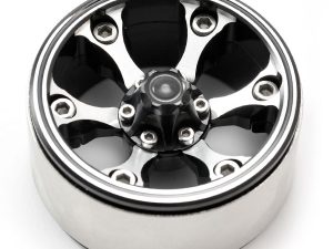 FASTRAX 1.9" HEAVY DUTY 6-SPOKE ALLOY BEADLOCK WHEELS (x2) (106g Each)