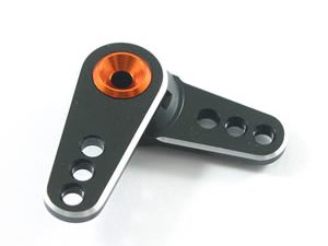 FASTRAX 25T BLACK ALUMINIUM 4-IN-1 SERVO HORN (SAVOX/FUT)