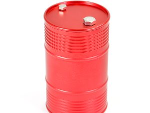 FASTRAX ALUMINIUM ANODISED OIL DRUM W/REMOVABLE LID - RED