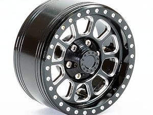 FASTRAX ALUMINUM BEADLOCK TEN 1.9" WHEELS - BLACK (2PC)