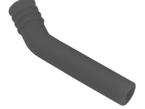 FASTRAX EXHAUST DEFLECTOR LARGE BLACK