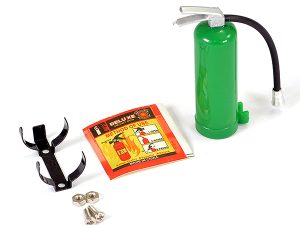 FASTRAX FIRE EXTINGUISHER & ALLOY MOUNT - GREEN