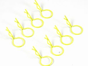 Fastrax Fluorescent Yellow Large Clips