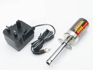 Fastrax High Capacity 4500mAh Glow Starter and Charger (UK PLUG)