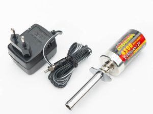 FASTRAX HIGH CAPACITY 4500mah GLOW STARTER w/CHARGER  (Euro 2-pin Plug)