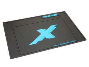 Fastrax Medium Rubber Pit Mat - Black 62cm X 42cm