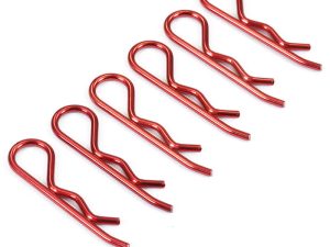 Fastrax Metallic Red Large Clips