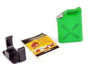 FASTRAX PAINTED FUEL JERRY CAN & MOUNT - GREEN