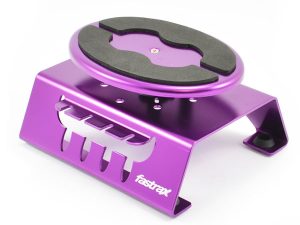 Fastrax Purple Alum Locking Rotating Car Maintenance Stand W/Magnet