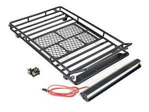 FASTRAX ROOFTOP LUGGAGE RACK W/LED LIGHT BAR (230X143X25MM)