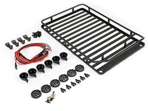 FASTRAX ROOFTOP LUGGAGE RACK W/LED SPOT LIGHTS (233X157X36MM)