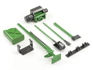 FASTRAX SCALE 6-PIECE TOOL SET GREEN/BLACK PAINTED