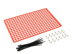 FASTRAX SCALE RUBBER NET 22cm X 14.5cm RED