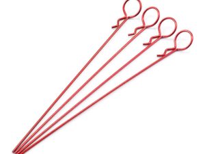 Fastrax Small Metallic Red Long Body Pin 1/10th (4)
