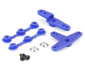 Fastrax Super Servo Horn 2 Blue