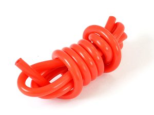 Fastrax Superflex Silicone Tubing Fluo Red (1 Meter)