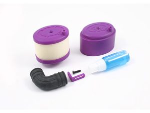 Fastrax Waterproof Air Filter 1/8th w/Air Filter Oil - Purple