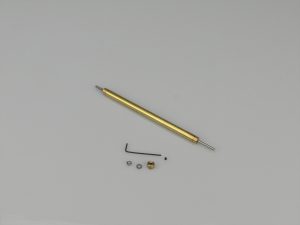 Ripmax Fine Line Prop Shaft 4in M2/2mm Stainless 6mm dia Brass Tube