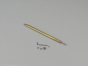 Ripmax Fine Line Prop Shaft 5in M2/2mm Stainless 6mm dia Brass Tube