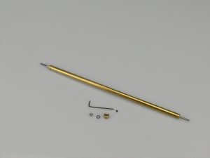 Ripmax Fine Line Prop Shaft 7in M2/2mm Stainless 6mm dia Brass Tube
