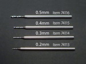 Tamiya FINE PIVOT DRILL BIT 0.2MM