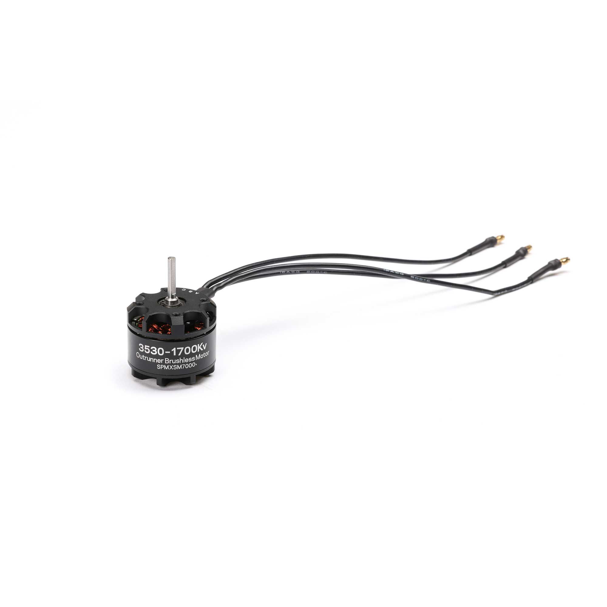 Spektrum Firma 3530-1700Kv 12-Pole Outrunner Brushless Motor, 3.175mm